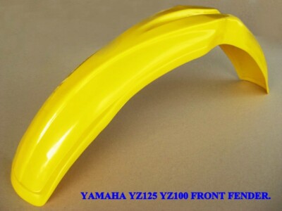 YAMAHA YZ125 YZ100 YZ250 WHITE FRONT FENDER #BI1199# YAMAHA YZ125 YZ100 YZ250 WHITE FRONT FENDER #BI1199#