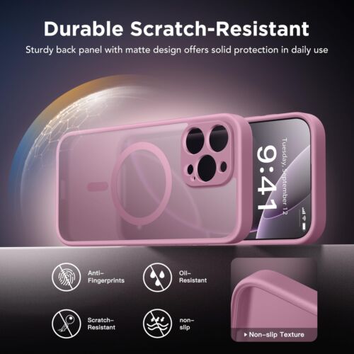 Neu!++ Magnet für iPhone 16 Pro Hülle mit Kamera Steuerung Taste (Schwarze Johannisbeere) - Bild 8 von 9