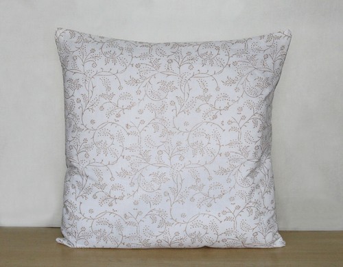 Funda de cojín de algodón indio bloque de mano patrón floral decoración del hogar Reino Unido - Imagen 88 de 92