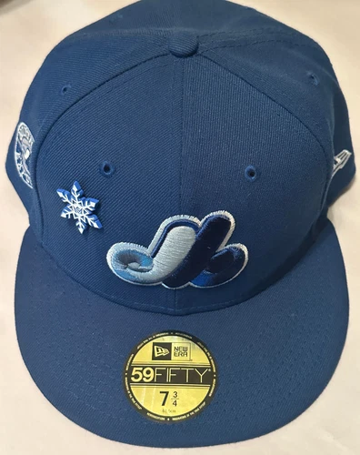 Montreal Expos 59 Fifty New Era Cooperstown Collection Fitted Hat Size 7 3/4
