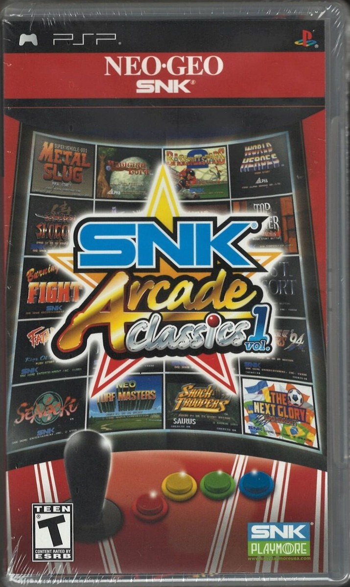 SNK Arcade Classics vol. 1 PSP (Brand New Factory Sealed US SNK Arcade Classics vol. 1 PSP (Brand New Factory Sealed US