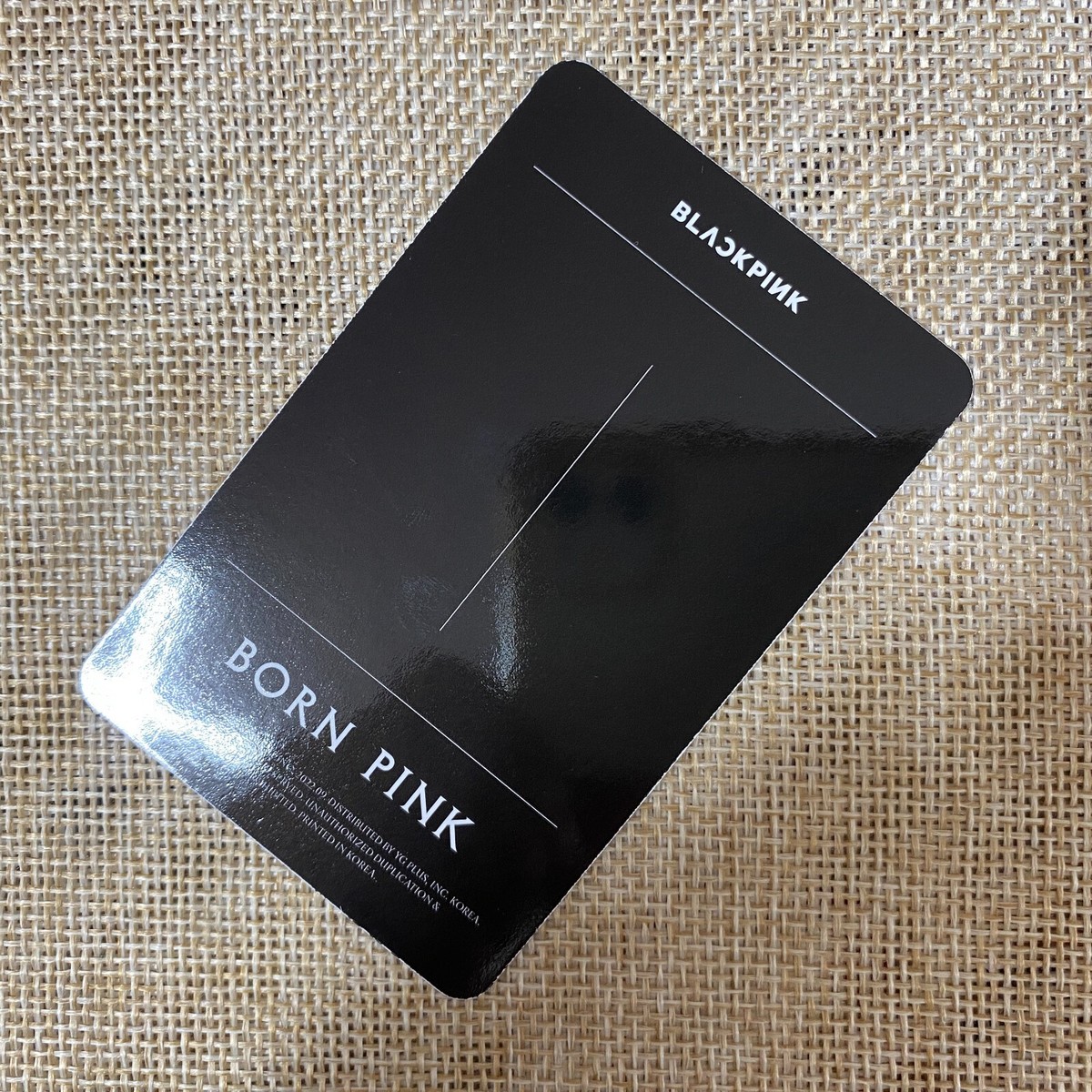 BLACKPINK JENNIE [Born Pink] Official Photocard, Box Set Ver