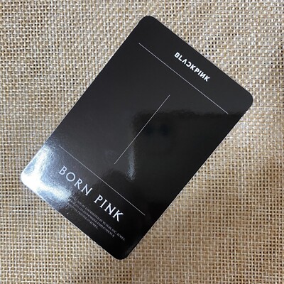 BLACKPINK JENNIE [Born Pink] Official Photocard, Box Set Ver