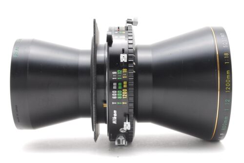 【VG】 Nikon Nikkor T ED 600mm f9 800 1200 Rear 600mm Lens Copal 3 ( f732) - Picture 4 of 12