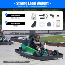 48-72V 3000W High DC Electric Brushless Motor Conversion Kit For Go Kart Scooter