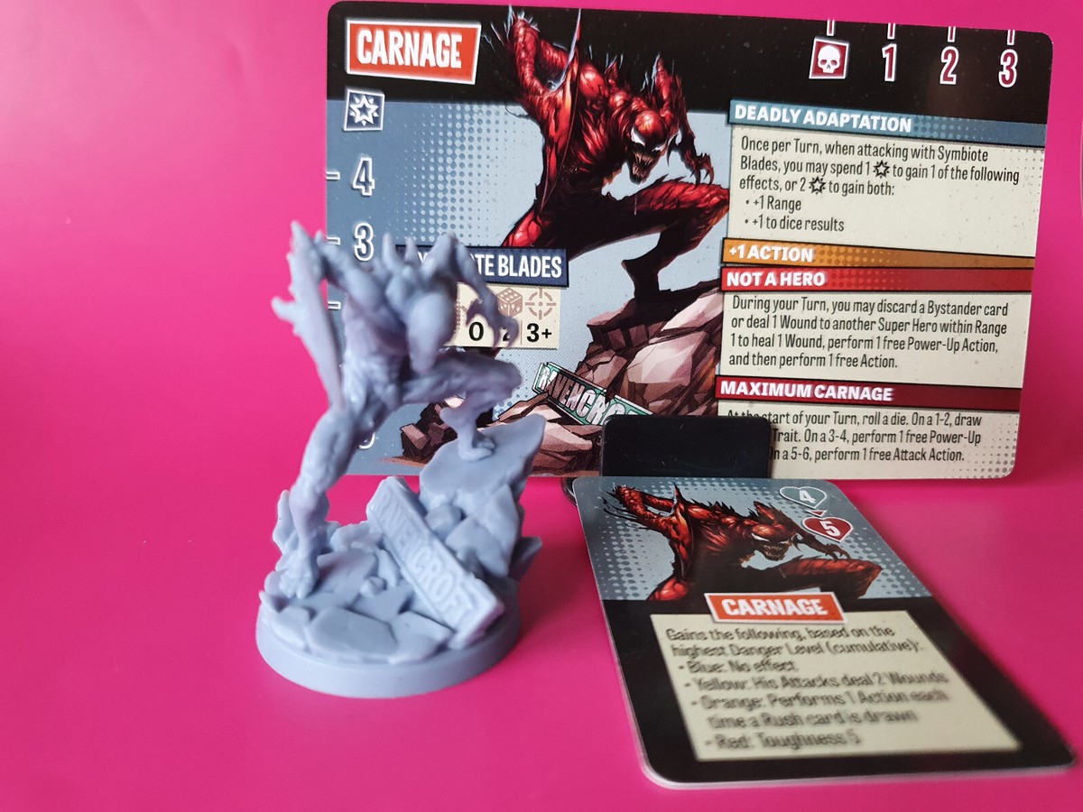Mini Figurine Kraven Zombie + 2 Cartes – Exclu Kickstarter Zombicide Marvel Zombies