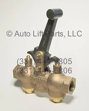 Locking Air Control Valve for In-Ground Weaver or Western lift - MADE IN USA