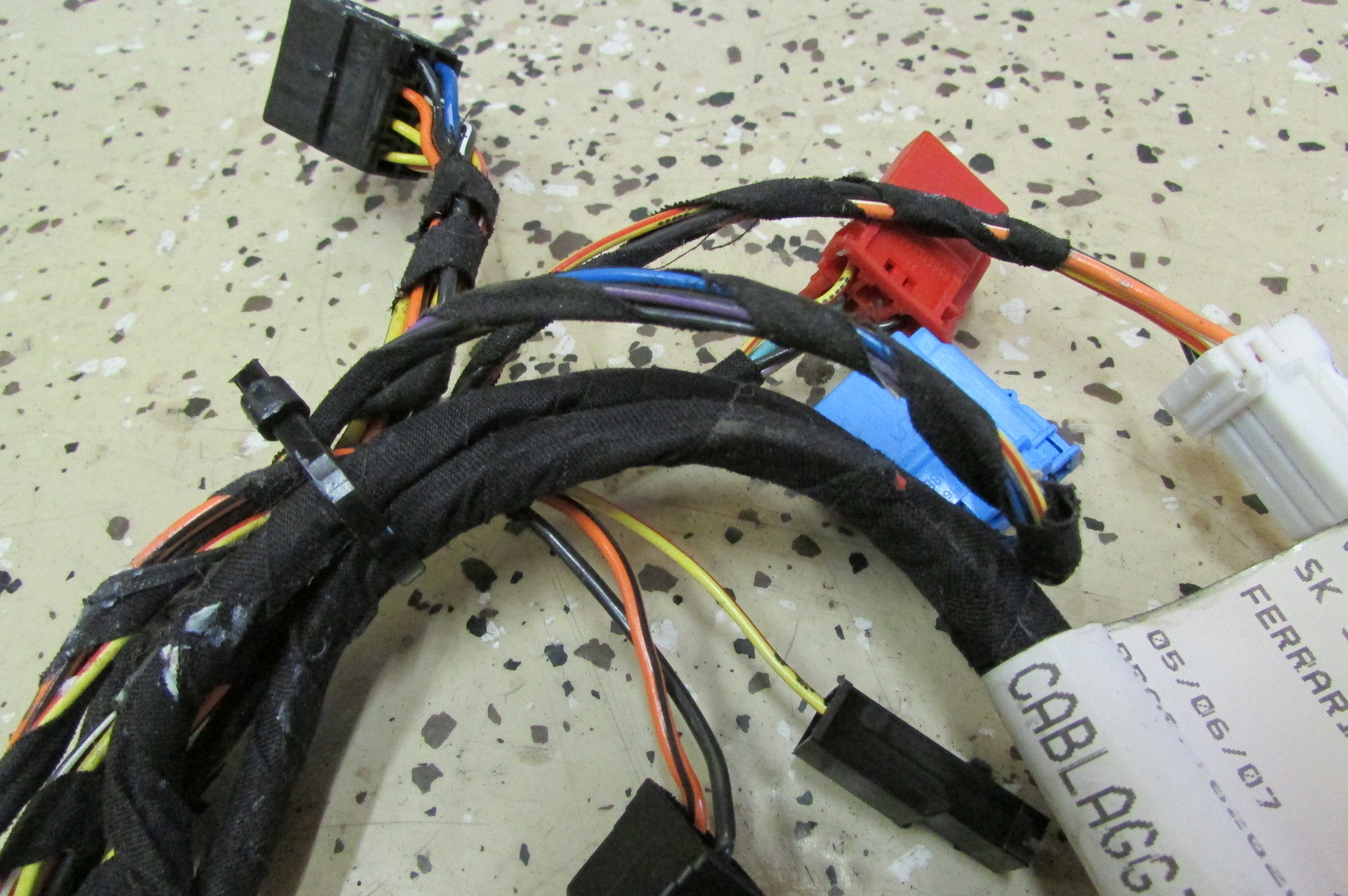Ferrari F430, Tunnel Wiring Harness, Used P/N 213318