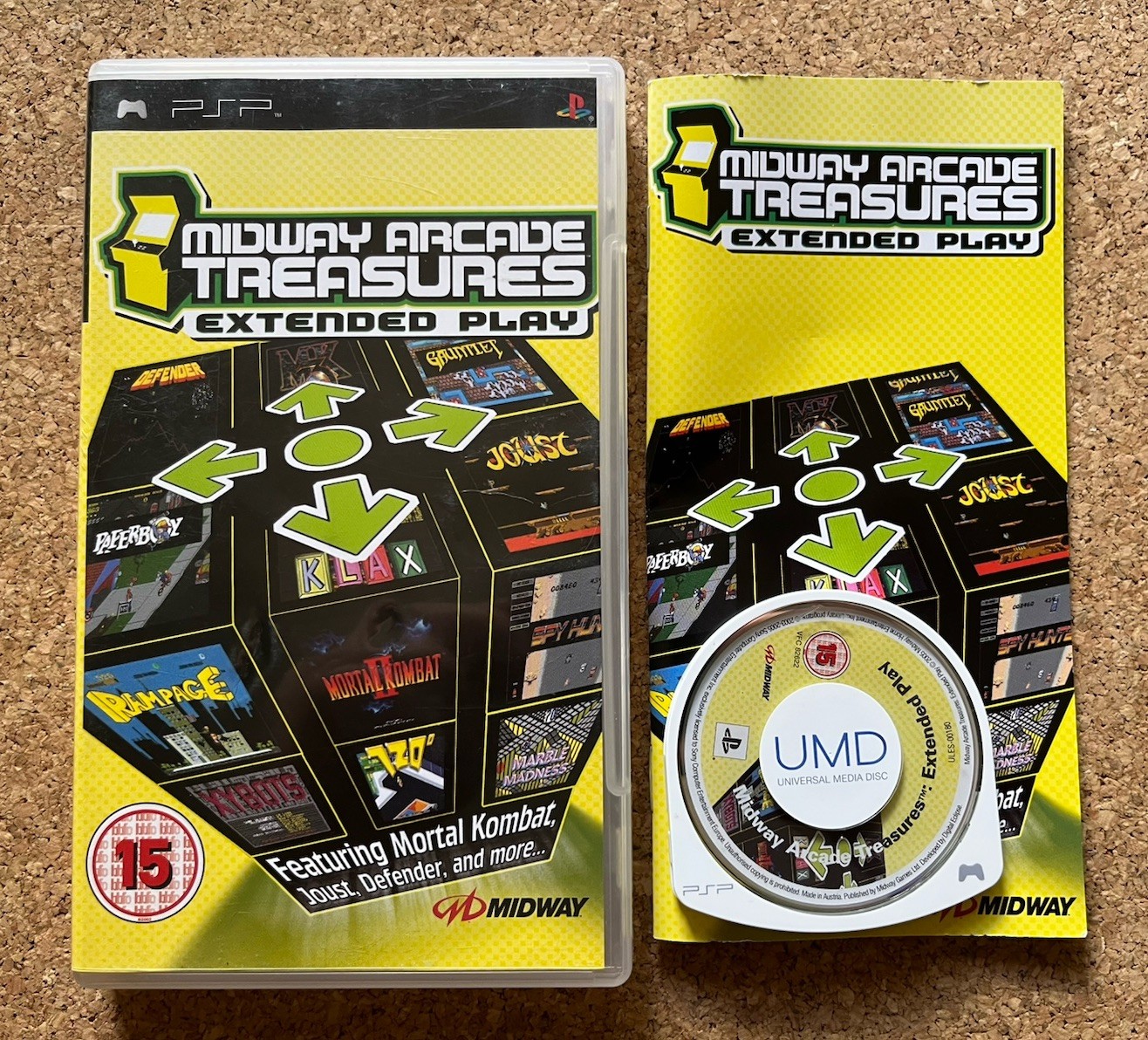 Midway Arcade Treasures Extended Play (Sony PSP) | With Manual | PAL