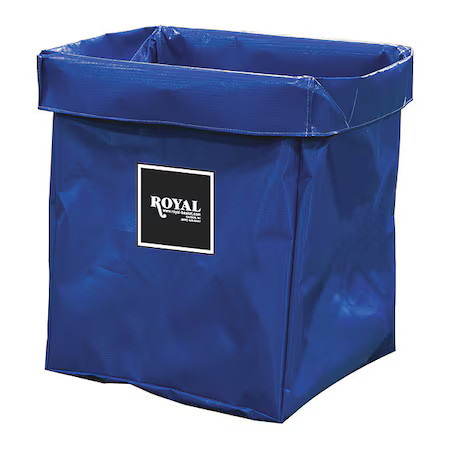 Royal Basket Trucks G08-Bbx-Xbn X-Frame Bag, 8 Bushel, Blue Vinyl