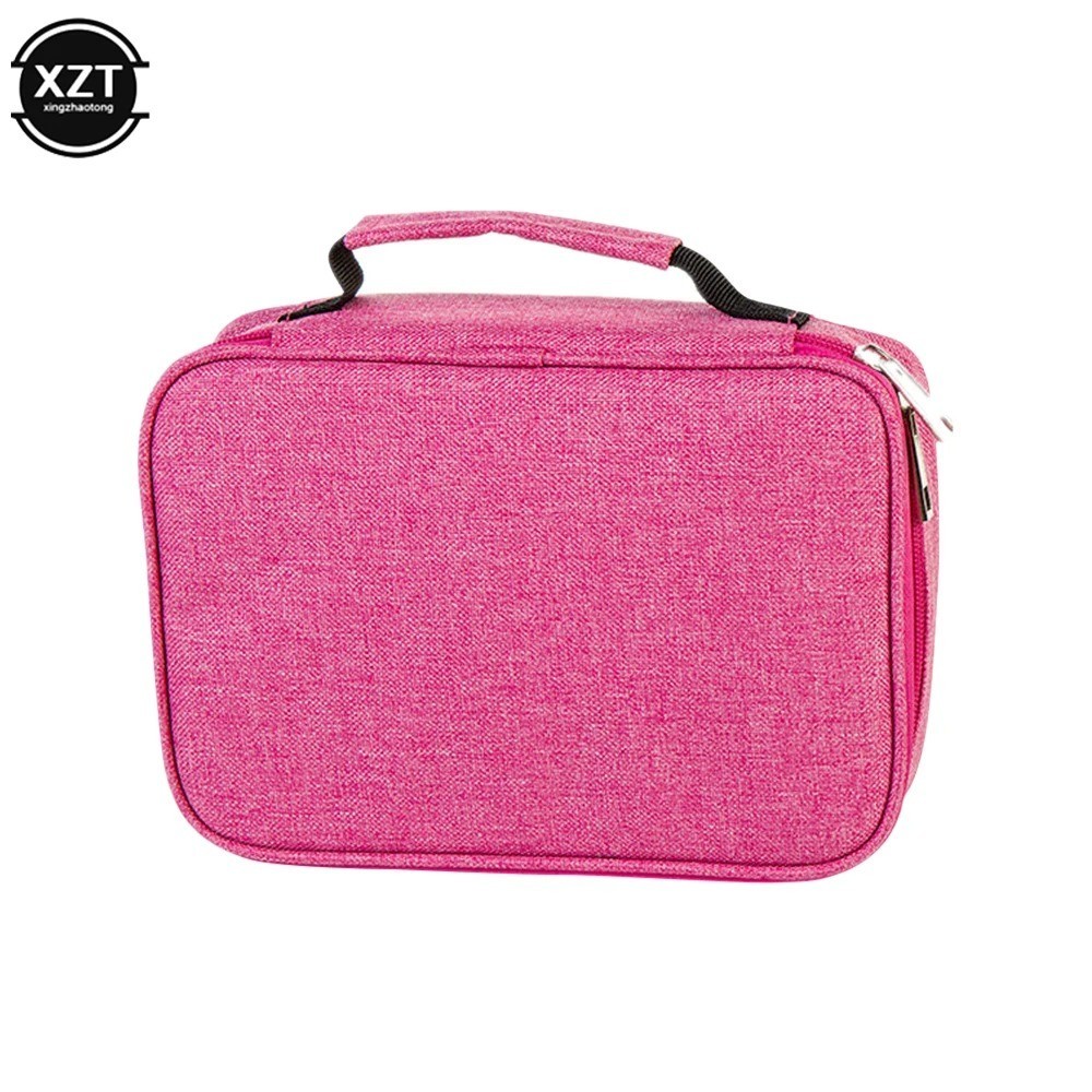 Case Portable Pencil Case Bag Multi-layer Storage Bag