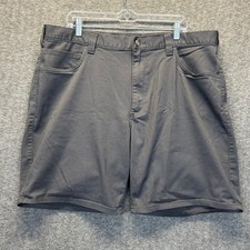 Carhartt Mens Relaxed Fit Canvas Stretch Work Shorts Gray BS6280-M Size 40