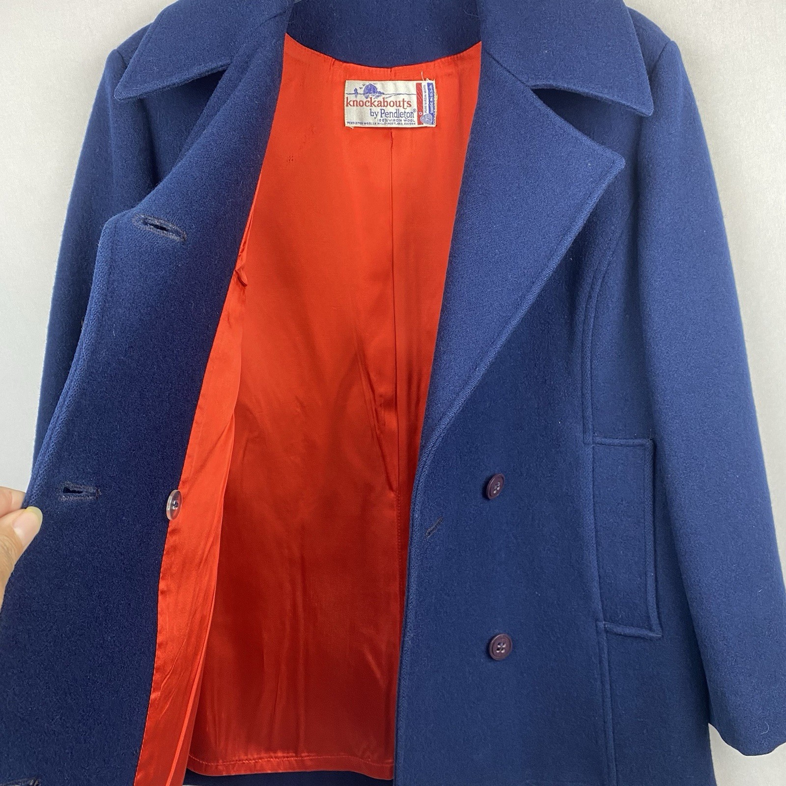 Pendleton Knockabout Double Breasted Navy Blue Wo… - image 6