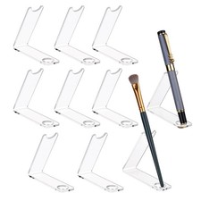 10Pcs Acrylic Pen Holder Display Stand Clear Single Pencil Display Stands Cle...