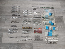 Lot Bulk Of Emblems Logos Badges Pontiac Chevrolet Buick Ford Nos Used A1 Lot Bulk Of Emblems Logos Badges Pontiac Chevrolet Buick Ford Nos Used A1