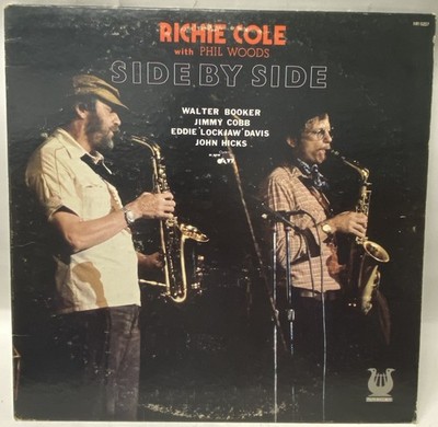 Richie Cole With Phil Woods - Side By Side (LP Vinyl) Lockjaw Davis, Cobb VG