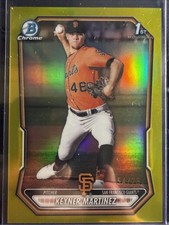 2026 Bowman Chrome Prospects #BCP-132 Keyner Martinez 1st Bowman Yellow /75