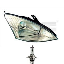 Scheinwerfer rechts Chrom H4 für Ford Focus Turnier DNW DAW DBW DFW inkl. Lampen