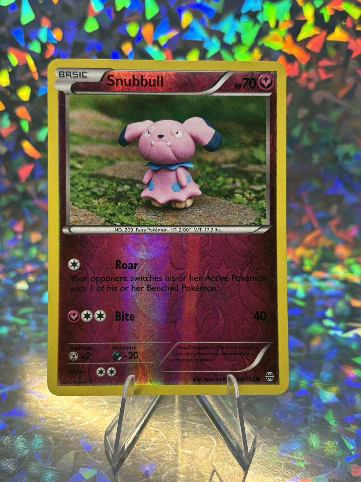 Snubbull Reverse Holo Common BKT XY - BREAKthrough 98/162 LP