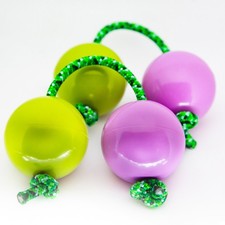 Regular PATICA  Purple heaZ  Set of 2 Asalato African Shakers Rhythm Percussion