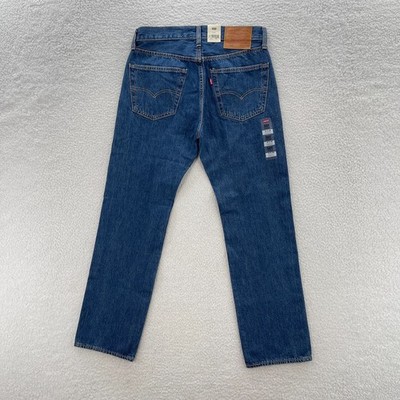 Levis 501 Jeans Mens 31x30 Blue Premium Original Button Fly Medium