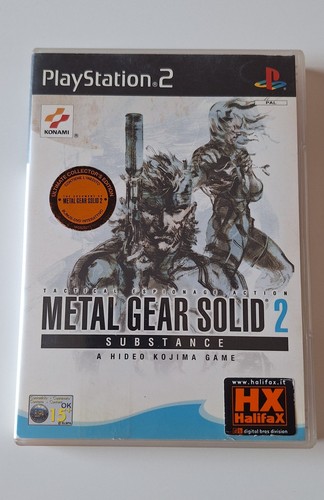METAL GEAR SOLID 2: SUBSTANCE PlayStation 2 PAL ITALIANO completo PS2