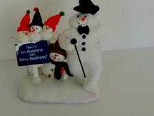 Singing and Dancing Snowman WITH KIDS 8 X 9 INCH PLUSH