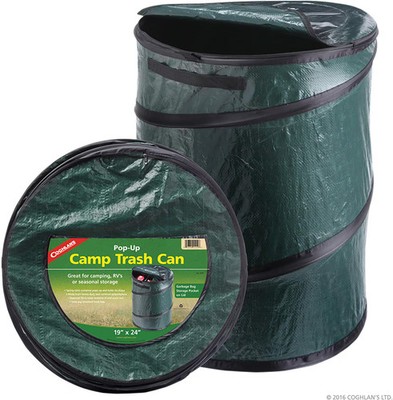 Coghlans Pop-Up Camp Trash Can Aufbewahrungssack, 100L, dunkelgrün