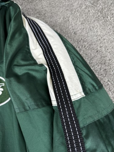 Vintage New York Jets Jacket Mens XL NFL Football Starter Pro Line Hooded 90s - Picture 9 of 17