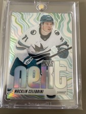2025-26 Upper Deck Allure Hues Next Macklin Celebrini #HN-12