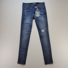 Democracy Jeans Womens 4 Blue Skinny Ab Solution Mid Rise Stretch Denim