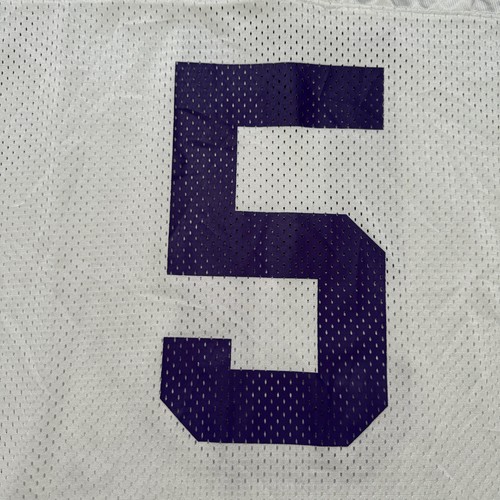 Vintage Nike LSU Tigers Jersey Mens 2XL White Purple Gold NCAA Football Mesh 90s - Picture 3 of 15