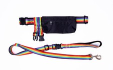 Hand Free Dog Leash with Pouch Waist Leash for Dog Walking Dog Running Leash ...