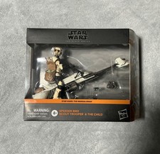 Star Wars Black Series Speeder Bike Scout Trooper & The Child