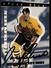 1994-95 Upper Deck Be a Player #98 James Patrick Autograph