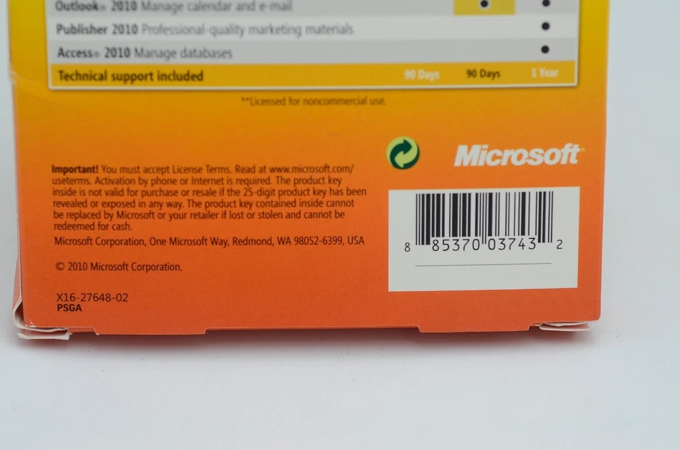 Microsoft Office Home and Business 2010 (PC, 2010) key included, Tested. - Image 3 of 4