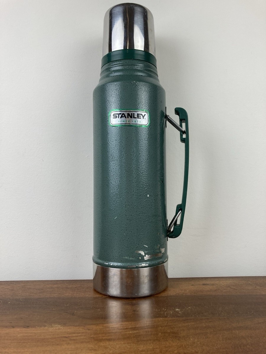 Stanley Vintage Aladdin Green Vacuum Bottle Thermos 1.1 Quart Pre
