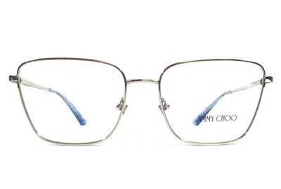 Jimmy Choo Eyeglasses Frames JC2003 3014 Silver Butterfly Wire Rim 55-17-140