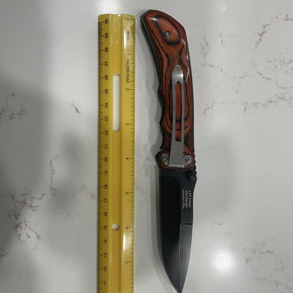 4 1/2” Closed Tacticle With Thumb Stud And Packwood Handle - Image 2 of 4