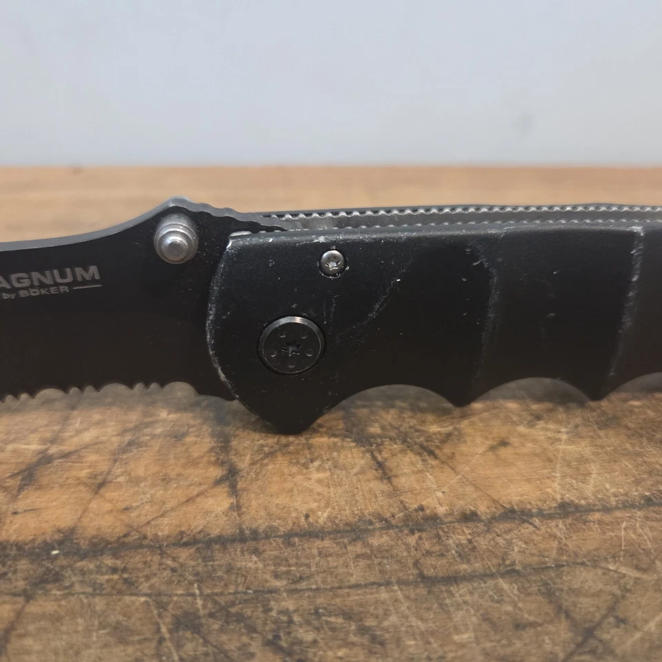 Винтажный карманный нож Boker Magnum Black Spear - Изображение 3 из 4