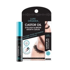 Luxe Organix Castor Oil Serum for Lashes & Brows Red Ginseng Helichrysum 10ml