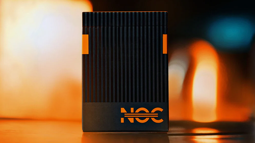NOC3000X3: Black/Orange (Human) Poker Playing Cards - Picture 8 of 8