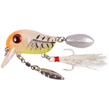 Esca Artificiale Lama Rotante 6g 8g per MINI Taglia con Gancio Piuma per Basso