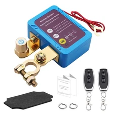 Kill Switch with 12V 240A Remote Battery Disconnect Switch Smart Voltage Kill Sw