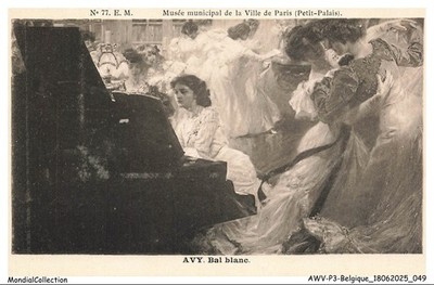 AWVP3-0210-BELGIQUE - Musée municipal de la ville de paris - Avy bal blanc