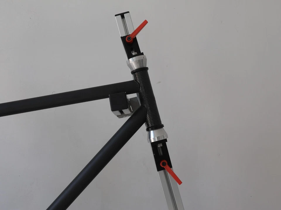 Universal Bike Frame Jig with Fork Fixture – DIY Bicycle Building Tool - Image 4 of 4
