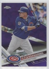 2017 Topps Chrome Purple Refractor 26/299 Kyle Schwarber #17 0r4
