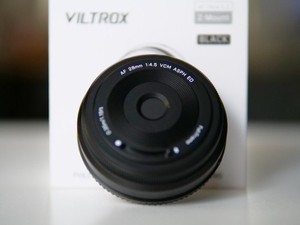 Viltrox 28mm F4.5 Auto Focus Full Frame Pancake Lens for Nikon Z-Mount exc cond