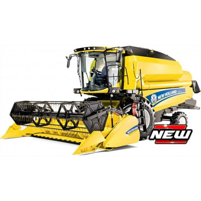 Bburago 10 cm New Holland TC5.90 Mähdrescher mit Getreideschneidwerk