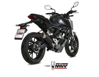 Komplette Mivv GP Pro Auspuffanlage - Schwarz